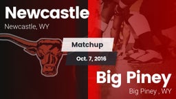 Matchup: Newcastle High vs. Big Piney  2016