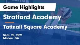 Stratford Academy  vs Tattnall Square Academy Game Highlights - Sept. 28, 2021