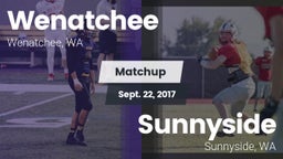Matchup: Wenatchee High vs. Sunnyside  2017