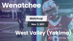 Matchup: Wenatchee High vs. West Valley  (Yakima) 2017