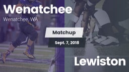Matchup: Wenatchee High vs. Lewiston 2018