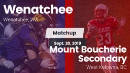 Matchup: Wenatchee High vs. Mount Boucherie Secondary 2019