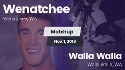 Matchup: Wenatchee High vs. Walla Walla  2019
