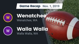 Recap: Wenatchee  vs. Walla Walla  2019
