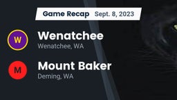 Recap: Wenatchee  vs. Mount Baker  2023