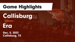 Callisburg  vs Era  Game Highlights - Dec. 5, 2023