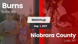 Matchup: Burns  vs. Niobrara County  2017