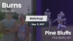Matchup: Burns  vs. Pine Bluffs  2017