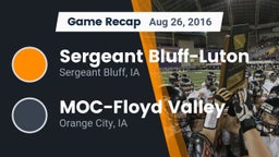 Recap: Sergeant Bluff-Luton  vs. MOC-Floyd Valley  2016