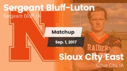 Matchup: Sergeant Bluff-Luton vs. Sioux City East  2017