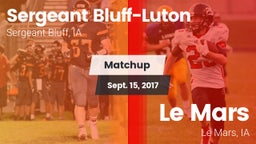 Matchup: Sergeant Bluff-Luton vs. Le Mars  2017