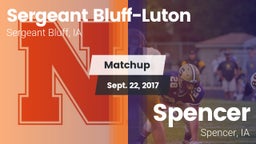 Matchup: Sergeant Bluff-Luton vs. Spencer  2017