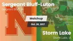 Matchup: Sergeant Bluff-Luton vs. Storm Lake  2017