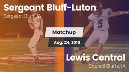 Matchup: Sergeant Bluff-Luton vs. Lewis Central  2018