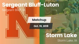 Matchup: Sergeant Bluff-Luton vs. Storm Lake  2018