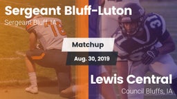 Matchup: Sergeant Bluff-Luton vs. Lewis Central  2019