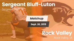 Matchup: Sergeant Bluff-Luton vs. Rock Valley  2019