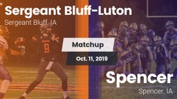 Matchup: Sergeant Bluff-Luton vs. Spencer  2019