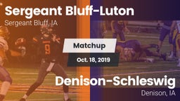Matchup: Sergeant Bluff-Luton vs. Denison-Schleswig  2019