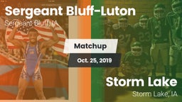 Matchup: Sergeant Bluff-Luton vs. Storm Lake  2019
