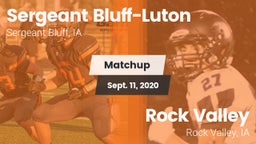 Matchup: Sergeant Bluff-Luton vs. Rock Valley  2020