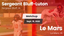 Matchup: Sergeant Bluff-Luton vs. Le Mars  2020
