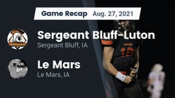 Recap: Sergeant Bluff-Luton  vs. Le Mars  2021