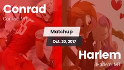 Matchup: Conrad  vs. Harlem  2017