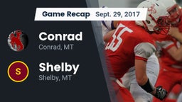 Recap: Conrad  vs. Shelby  2017