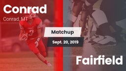 Matchup: Conrad  vs. Fairfield 2019