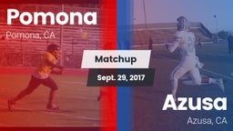 Matchup: Pomona  vs. Azusa  2017