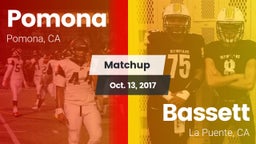 Matchup: Pomona  vs. Bassett  2017