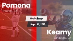 Matchup: Pomona  vs. Kearny  2018