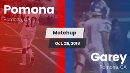 Matchup: Pomona  vs. Garey  2018