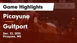 Picayune  vs Gulfport  Game Highlights - Dec. 22, 2023