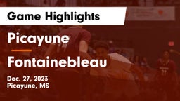 Picayune  vs Fontainebleau  Game Highlights - Dec. 27, 2023