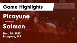 Picayune  vs Salmen  Game Highlights - Dec. 28, 2023