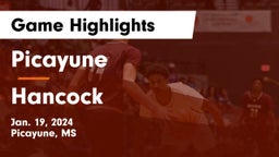 Picayune  vs Hancock  Game Highlights - Jan. 19, 2024