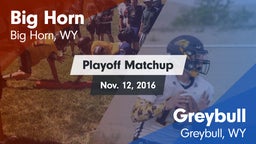 Matchup: Big Horn  vs. Greybull  2016