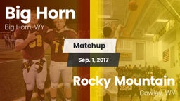 Matchup: Big Horn  vs. Rocky Mountain  2017