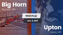 Matchup: Big Horn  vs. Upton  2017