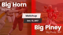 Matchup: Big Horn  vs. Big Piney  2017