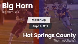 Matchup: Big Horn  vs. Hot Springs County  2019