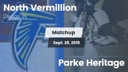 Matchup: North Vermillion vs. Parke Heritage 2018