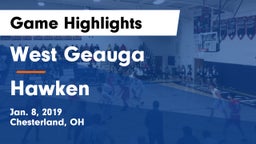 West Geauga  vs Hawken  Game Highlights - Jan. 8, 2019