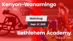 Matchup: Kenyon-Wanamingo vs. Bethlehem Academy  2019