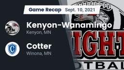 Recap: Kenyon-Wanamingo  vs. Cotter  2021