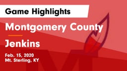 Montgomery County  vs Jenkins  Game Highlights - Feb. 15, 2020