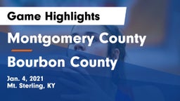 Montgomery County  vs Bourbon County  Game Highlights - Jan. 4, 2021