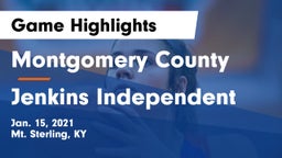 Montgomery County  vs Jenkins Independent  Game Highlights - Jan. 15, 2021
